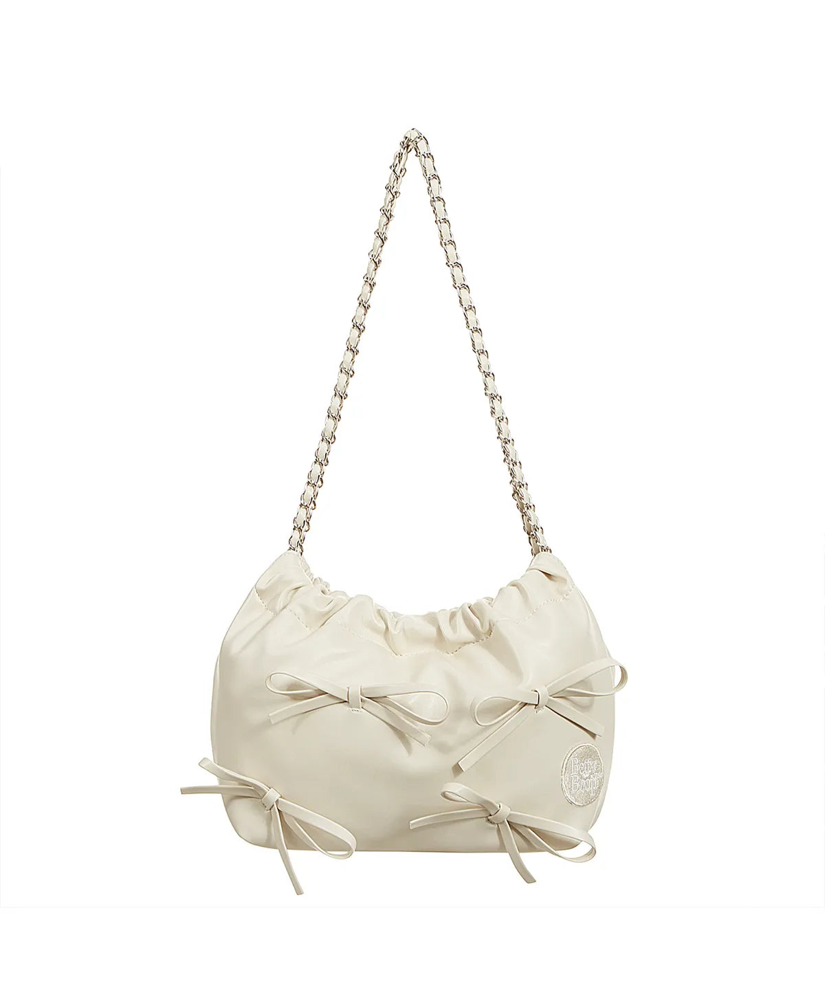 ULKIN CANVAS Betty Boop Ribbon Chain Bucket Bag