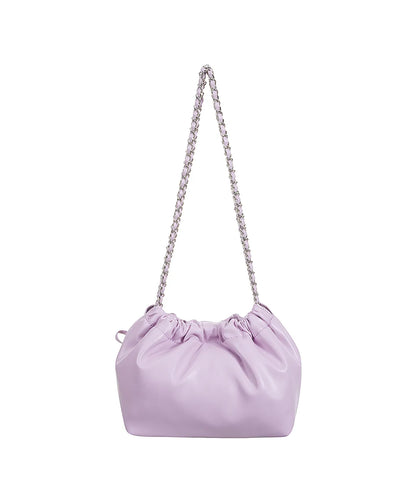 ULKIN CANVAS Betty Boop Ribbon Chain Bucket Bag