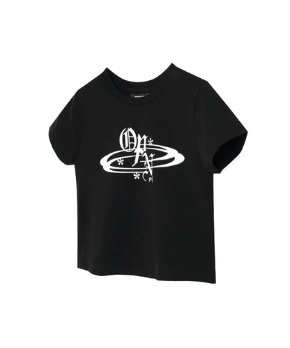 [Ive Rei Pick] Opening Project W Cropped OPN Half T-Shirt