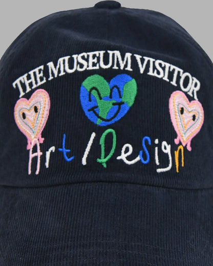 [New Jeans Danielle Worn] The Museum Visitor Globy & Lovey BallCap (NAVY)