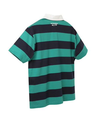[Ive Rei Pick] Opening Project Identity Stripe Collar Half T Shirt