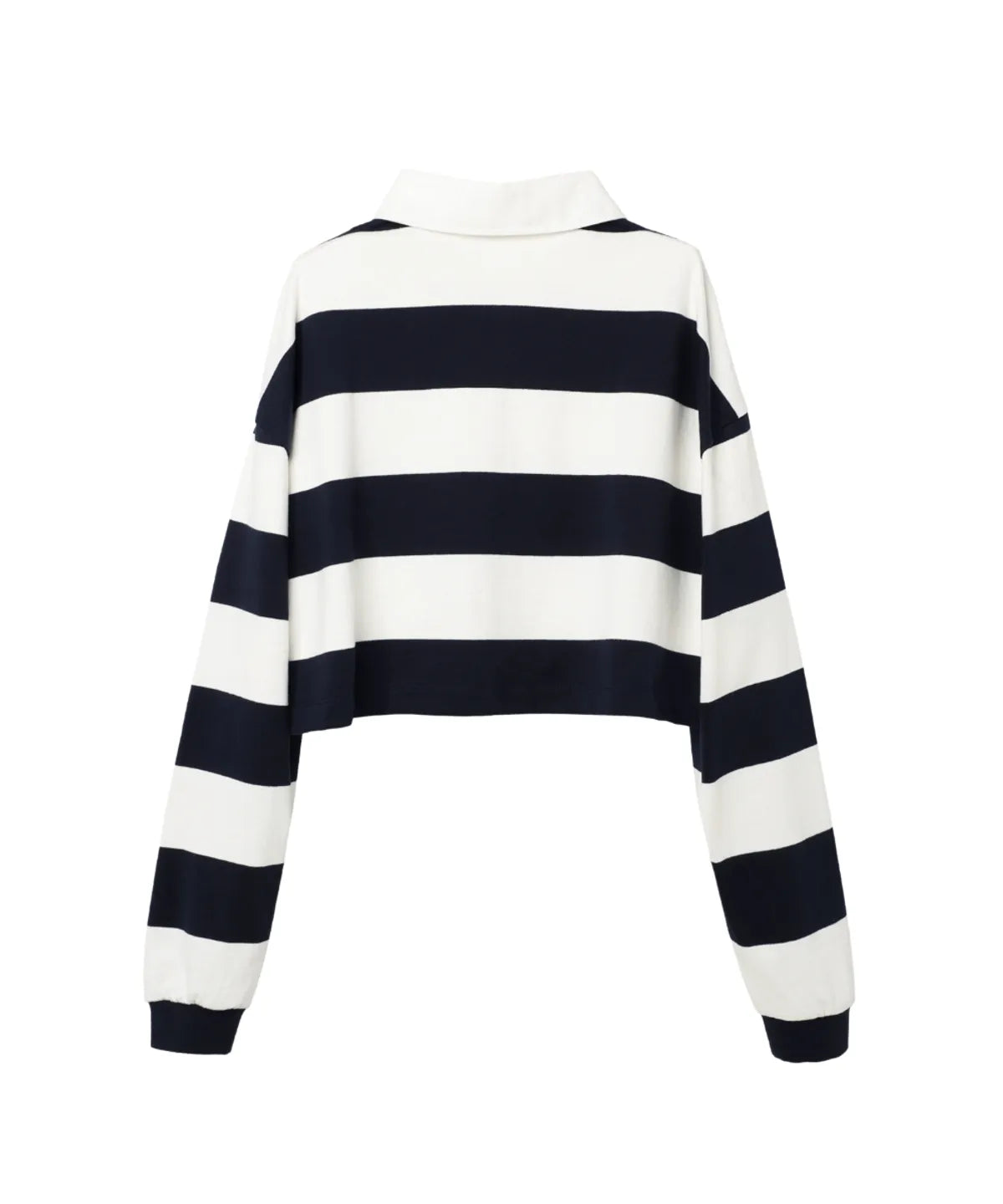 [Ive Rei Pick] Opening Project W Identity Stripe Collar T-Shirt