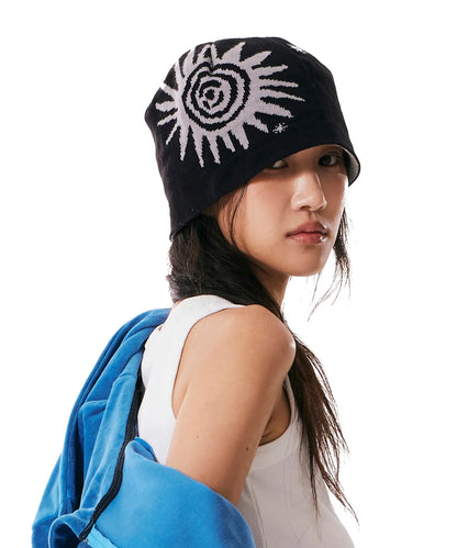 [Kickflip Juwang Worn] Aakam Sun Jacquard Beanie