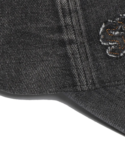 [Illit Moka Worn] Superdry Vintage Washed Denim Ball Cap Black