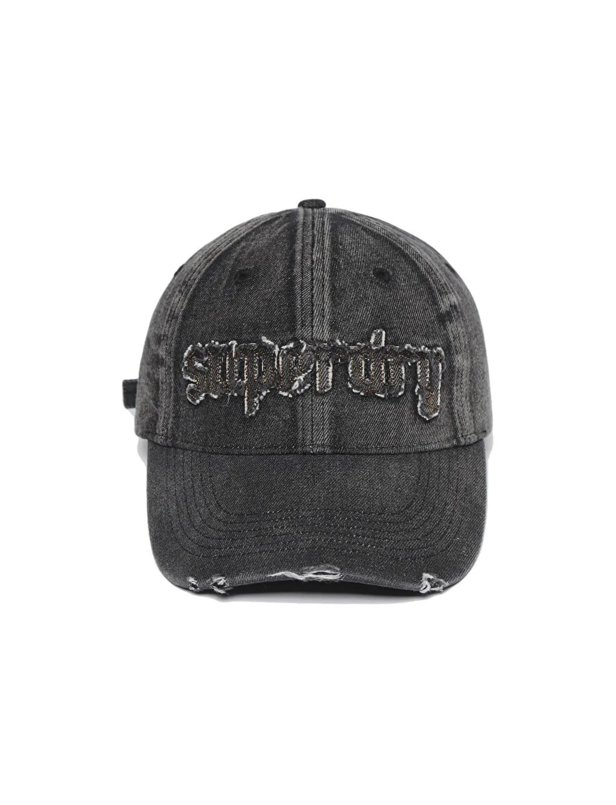 [Illit Moka Worn] Superdry Vintage Washed Denim Ball Cap Black
