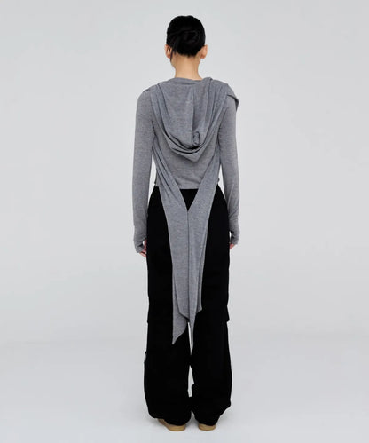 [Ive Rei Pick] Opening Project W 2Way Hoodie Scarf
