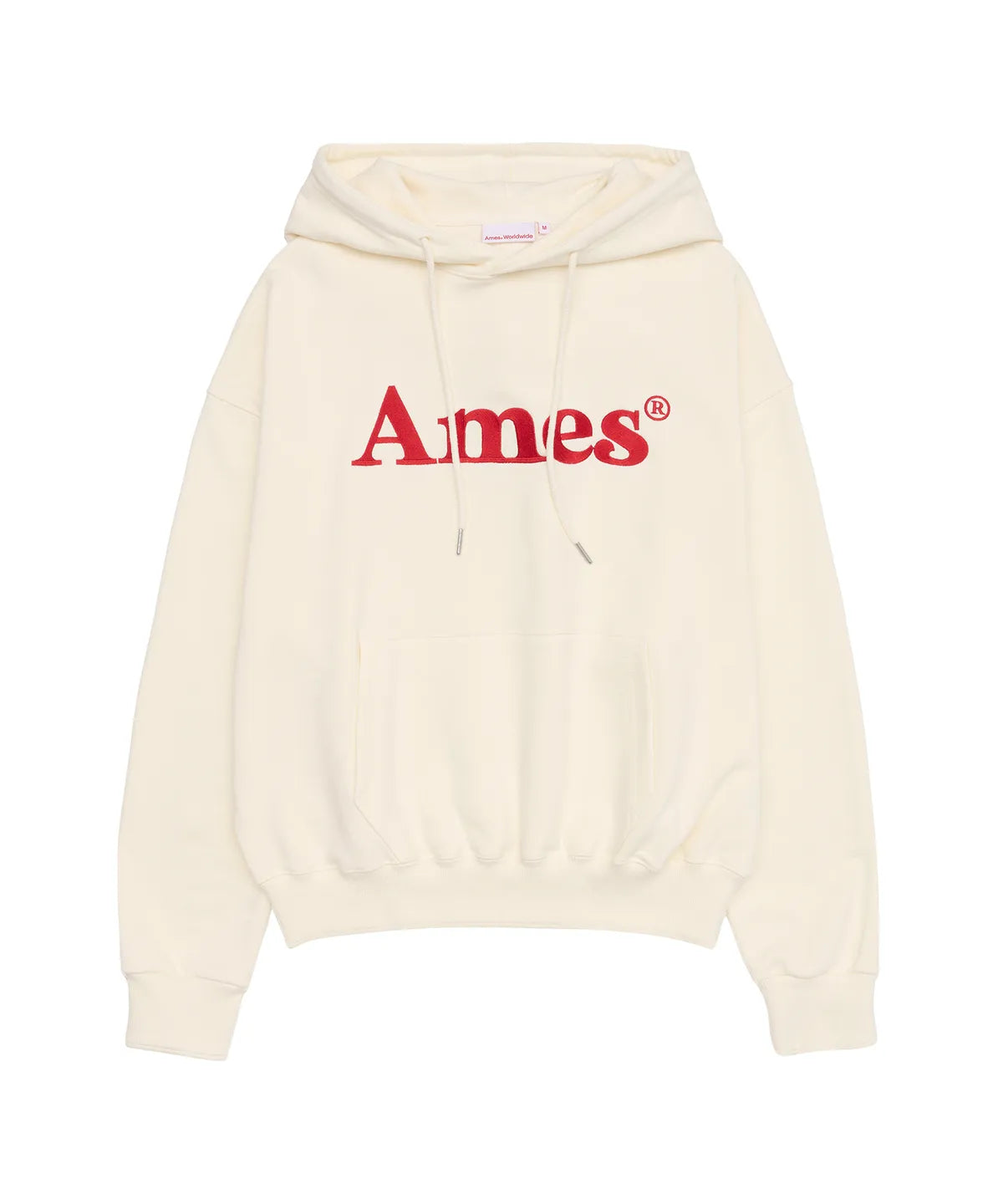 [Qwer Pick] 25FW Ames Basic Logo Hoodie Cream