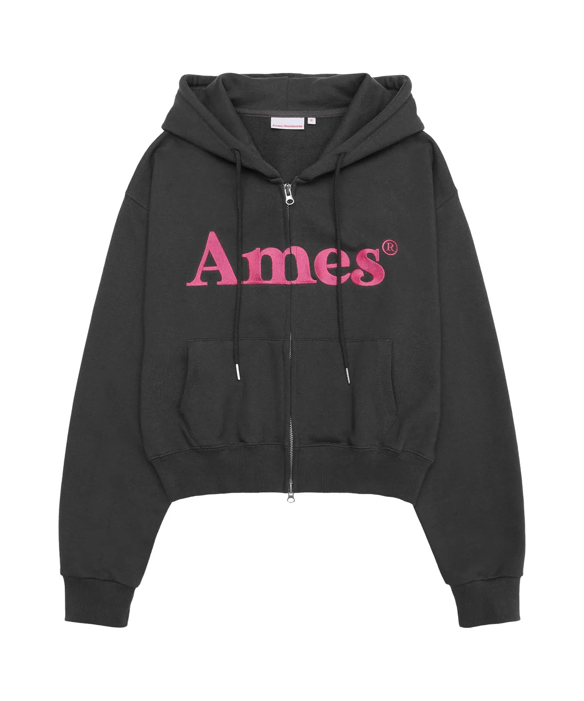 [Qwer Pick] 25FW Ames Basic Logo Hoodie Zip-Up