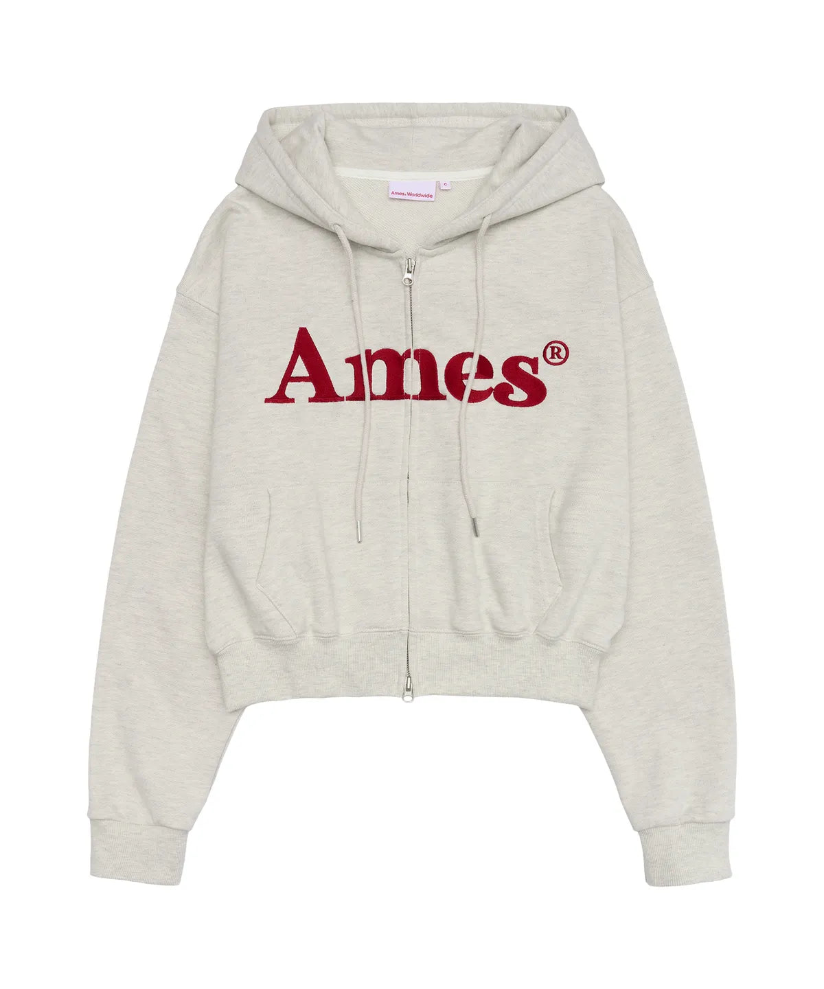 [Qwer Pick] 25FW Ames Basic Logo Hoodie Zip-Up
