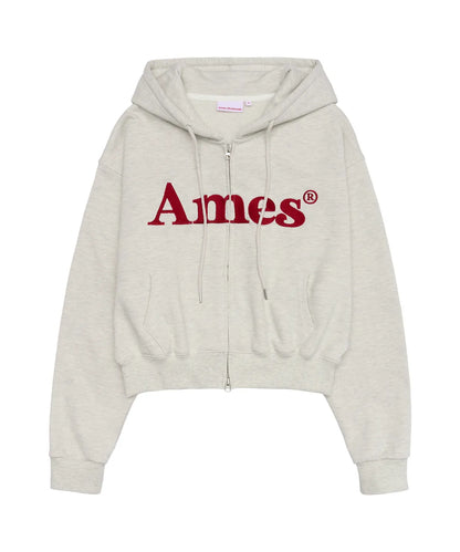 [Qwer Pick] 25FW Ames Basic Logo Hoodie Zip-Up