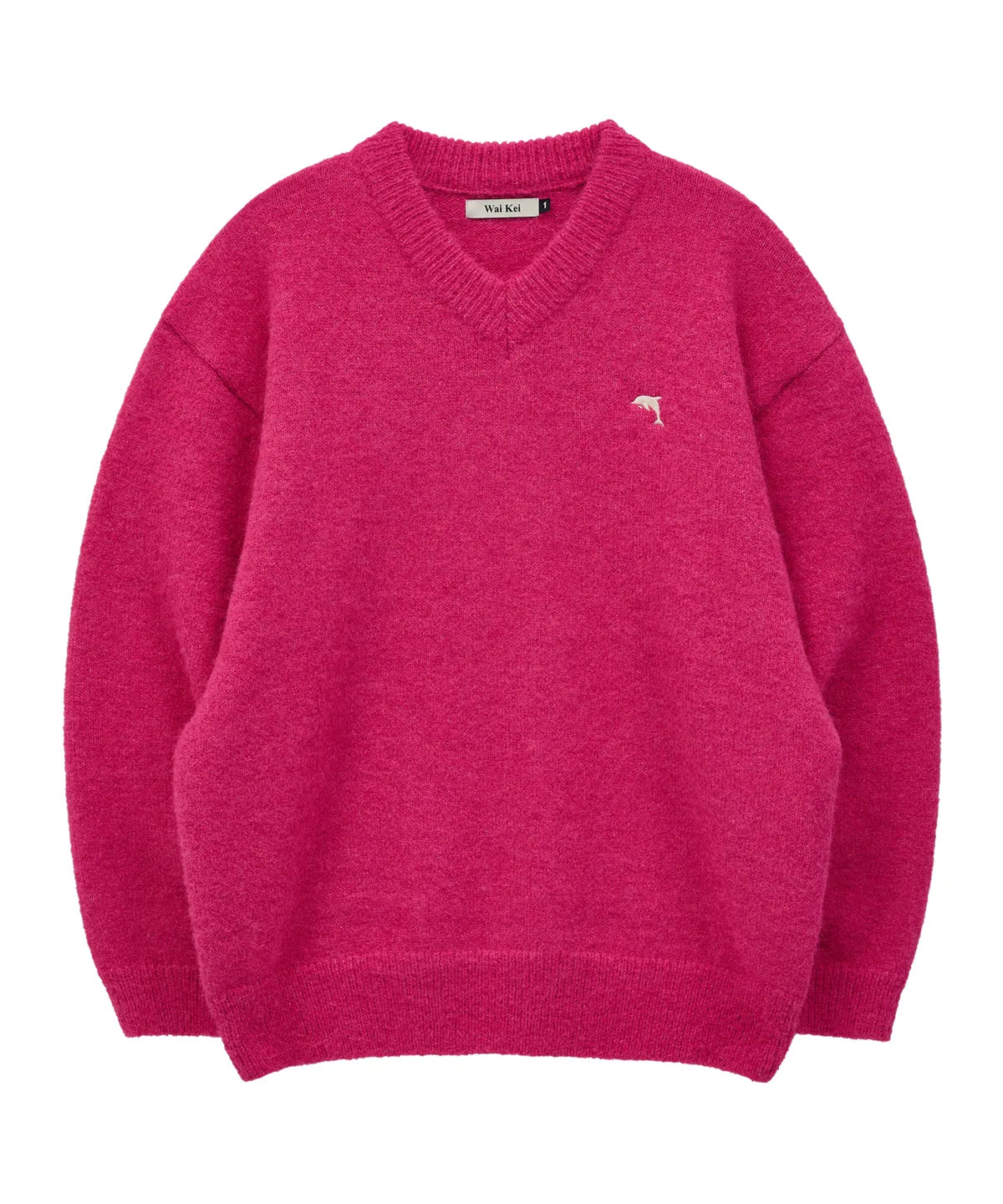 [THE BOYZ Juyeon Worn] Wai Kei Dolphin Hairy V-Neck Knit