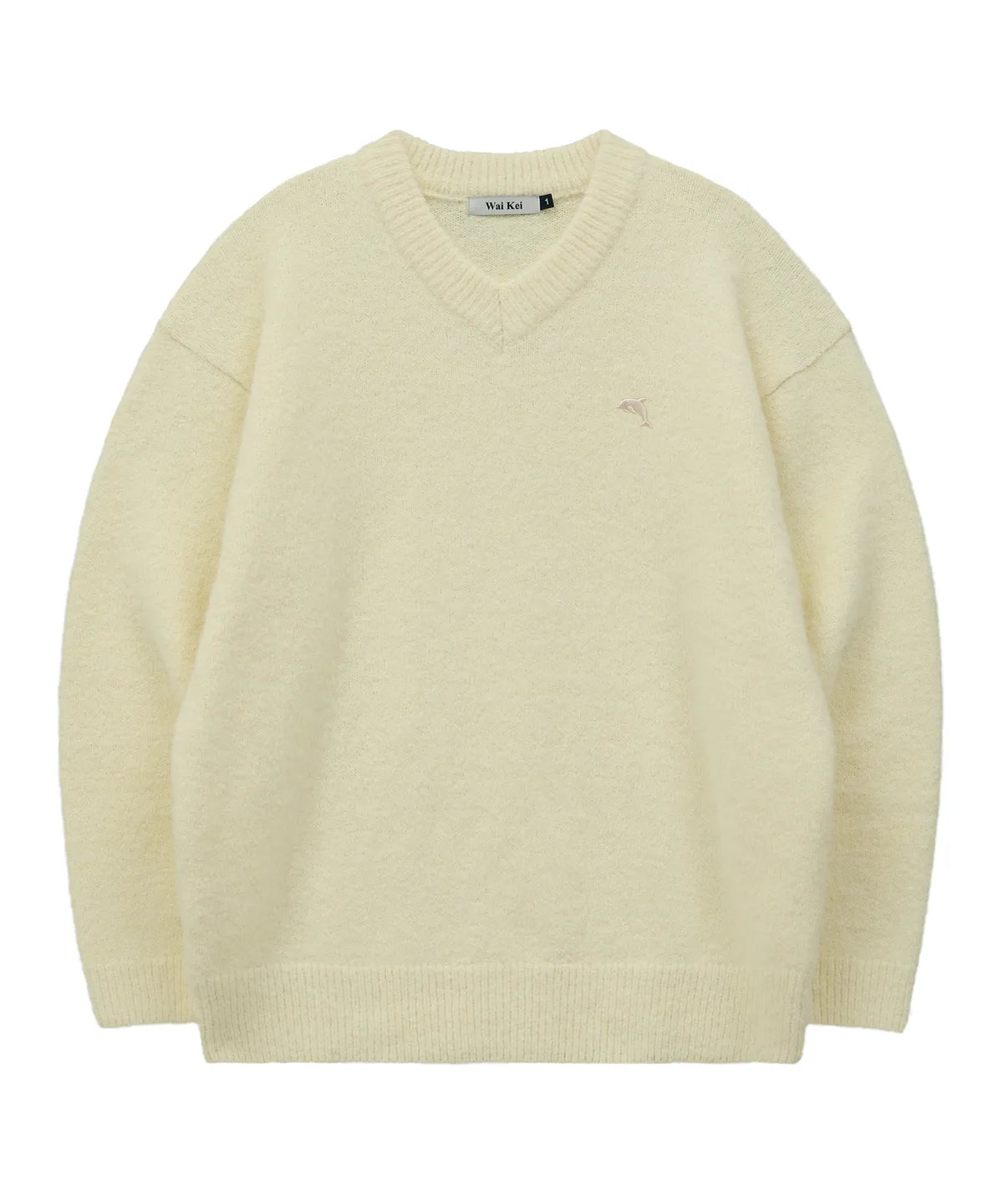 [THE BOYZ Juyeon Worn] Wai Kei Dolphin Hairy V-Neck Knit