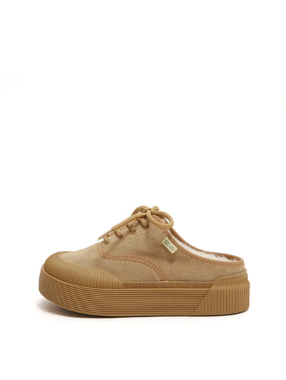 Macmoc Ddubi Cowhide Winter Mule Slider 3.5cm