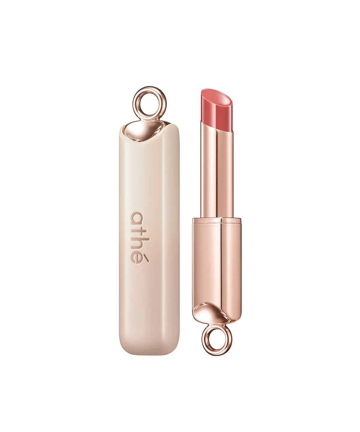 Athe Authentic Lip Glow Balm with Gift (Heart Mirror Keychain)