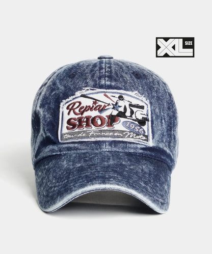 [Ateez Mingi Worn] PLATEAU XL RS Denim Cap