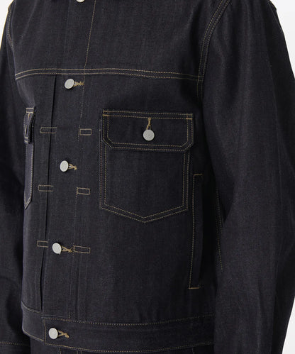 [Lee Do-hyun Pick] 25FW MS Selvedge Denim Trucker Jacket 2 - Deep Indigo