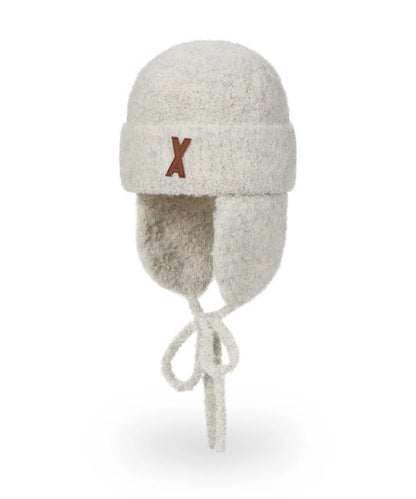[Close Your Eyes Jang Yeo Jun Worn] Varzar VA Patch Fly Knit Beanie