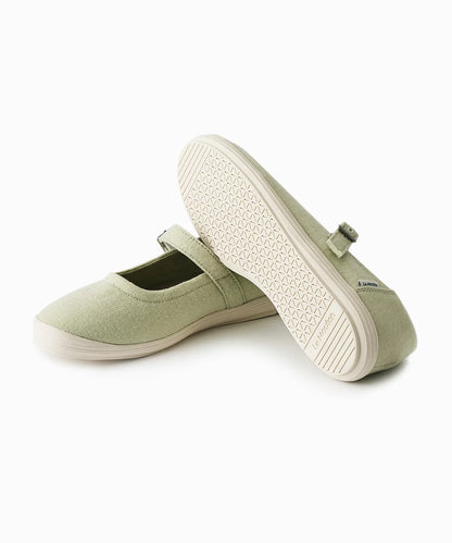 [Lim Yoona X LE MOUTON] Wool Flat Mary Jane Shoes