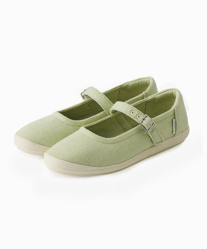 [Lim Yoona X LE MOUTON] Wool Flat Mary Jane Shoes