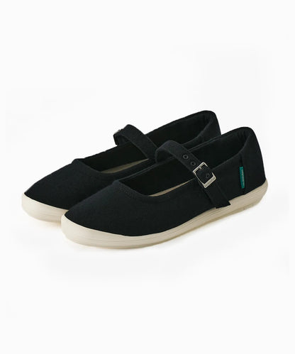[Lim Yoona X LE MOUTON] Wool Flat Mary Jane Shoes