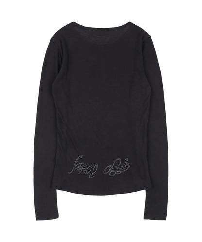 [Hearts2Hearts' Jiwoo Worn] Fancy Club 3-WAY Dot Layered Long Sleeve