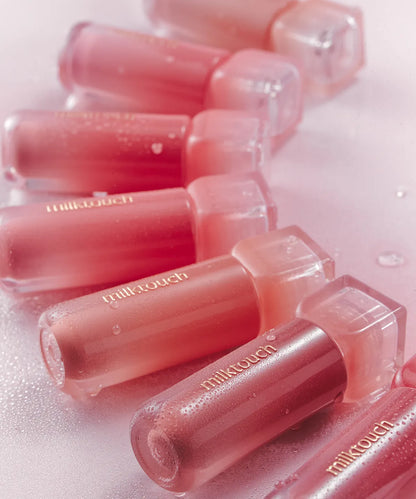 [Twice Jihyo Pick] Milk Touch Dew Stain Sheer Lip Gloss (+ 2 free glow packs)