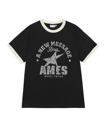 [Ateez Wooyoung Worn] Ames Worldwide Vintage Star Tee