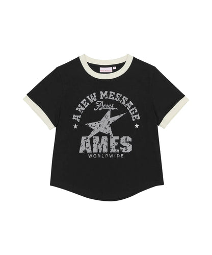 [Ateez Wooyoung Worn] Ames Worldwide Vintage Star Tee