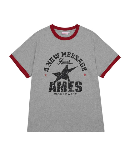 [Ateez Wooyoung Worn] Ames Worldwide Vintage Star Tee
