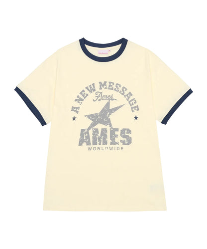 [Ateez Wooyoung Worn] Ames Worldwide Vintage Star Tee