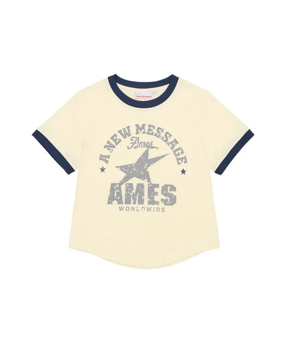 [Ateez Wooyoung Worn] Ames Worldwide Vintage Star Tee