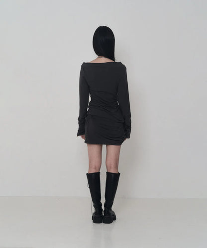 ETRE AU SOMMET Piercing Drape Set-Up Long Sleeve