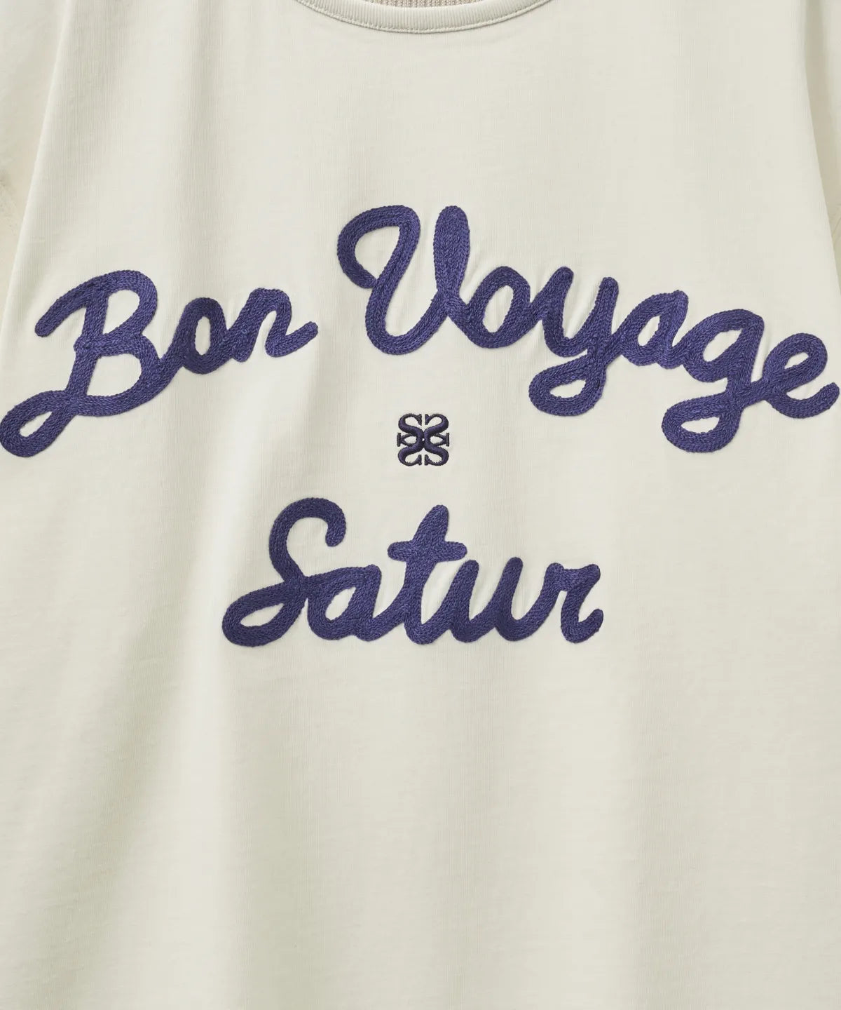 [Kpop Fave Pick] Satur Logo Embroidered Voyage Short Sleeve T-Shirt