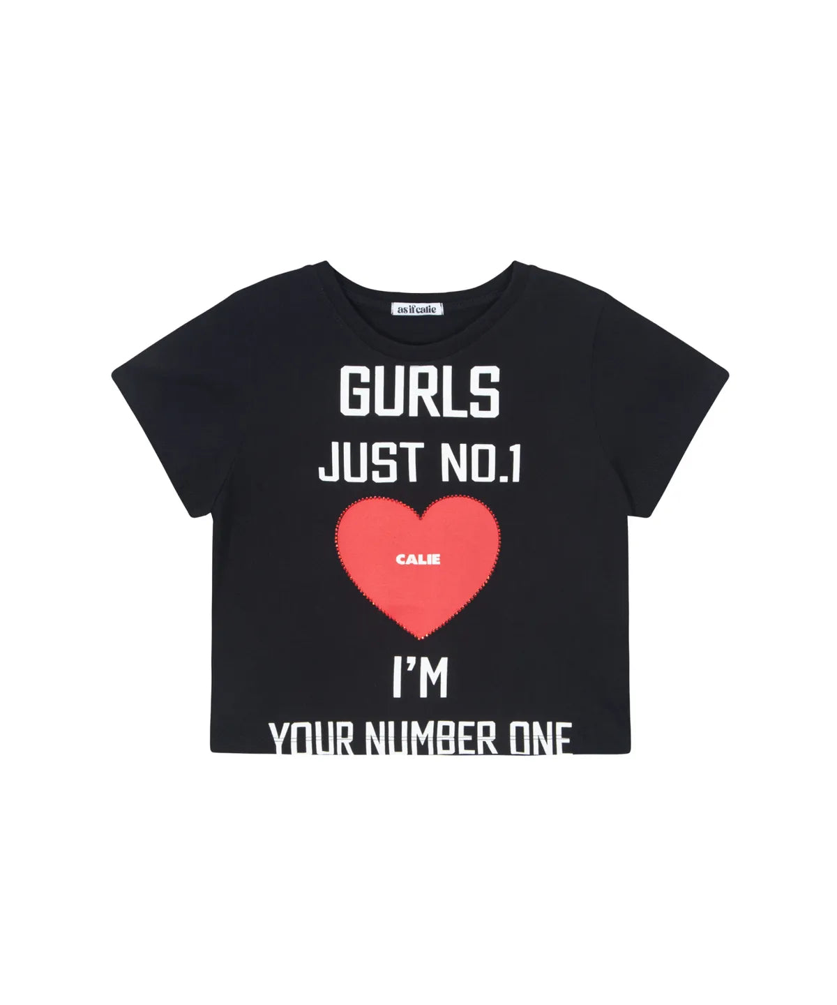 [Aespa Karina Worn] ASIF CALIE Gurls Just T-Shirt