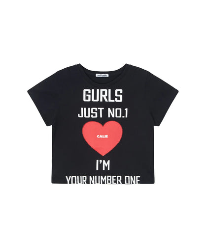 [Aespa Karina Worn] ASIF CALIE Gurls Just T-Shirt