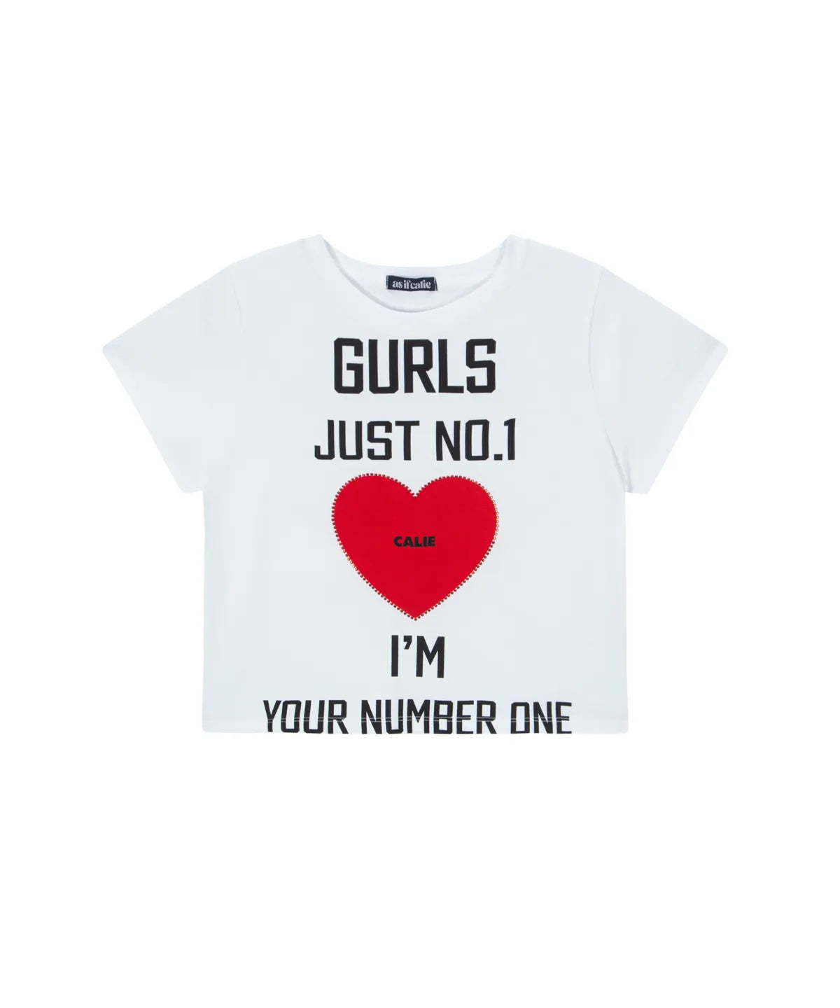 [Aespa Karina Worn] ASIF CALIE Gurls Just T-Shirt