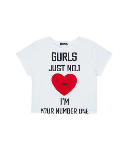 [Aespa Karina Worn] ASIF CALIE Gurls Just T-Shirt