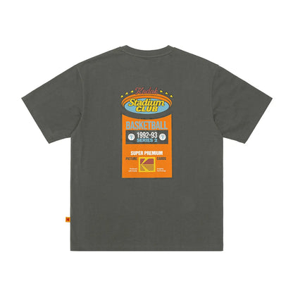 [TXT Beomgyu Worn] Kodak Stadium Club Aerocool Short Sleeve T-Shirt - Charcoal