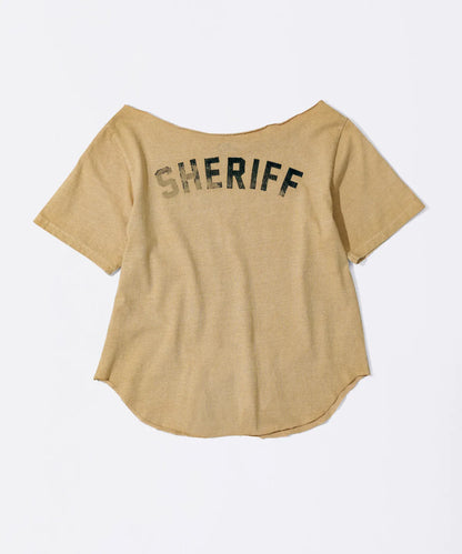 [Aespa Winter Worn] SCULPTOR Sheriff Cut Out Tee