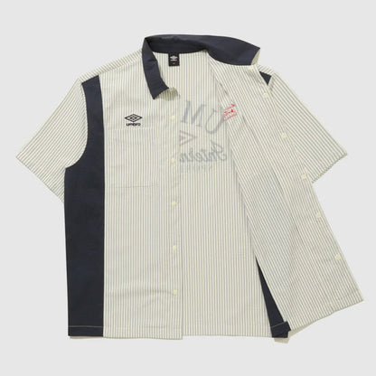 [DAY6 x Umbro]  Seersucker Short-Sleeve Shirt – White