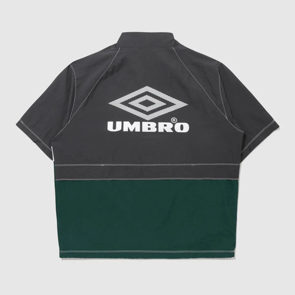 ★UMBRO★ Crispy Taslan Short Sleeve Baseball Shirt Black UQ ☆【UMBRO】☆CRISPY TASLAN COTTON SHORT SLEEVE T SHIRT.S☆