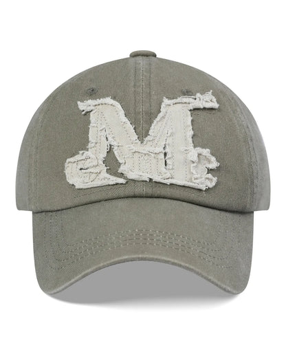 MUCENT Vintage Washed Applique Ball Cap