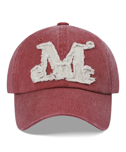 MUCENT Vintage Washed Applique Ball Cap
