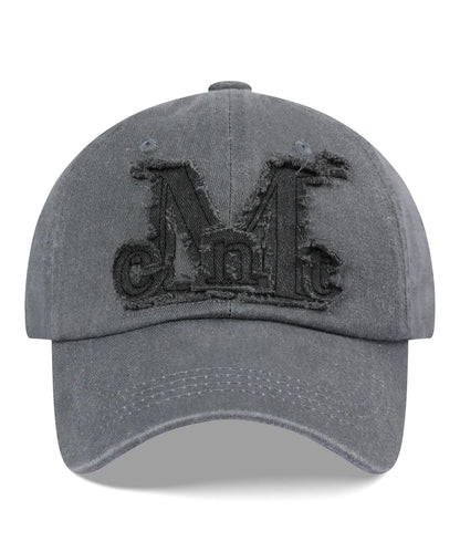 MUCENT Vintage Washed Applique Ball Cap