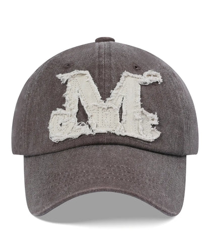 MUCENT Vintage Washed Applique Ball Cap