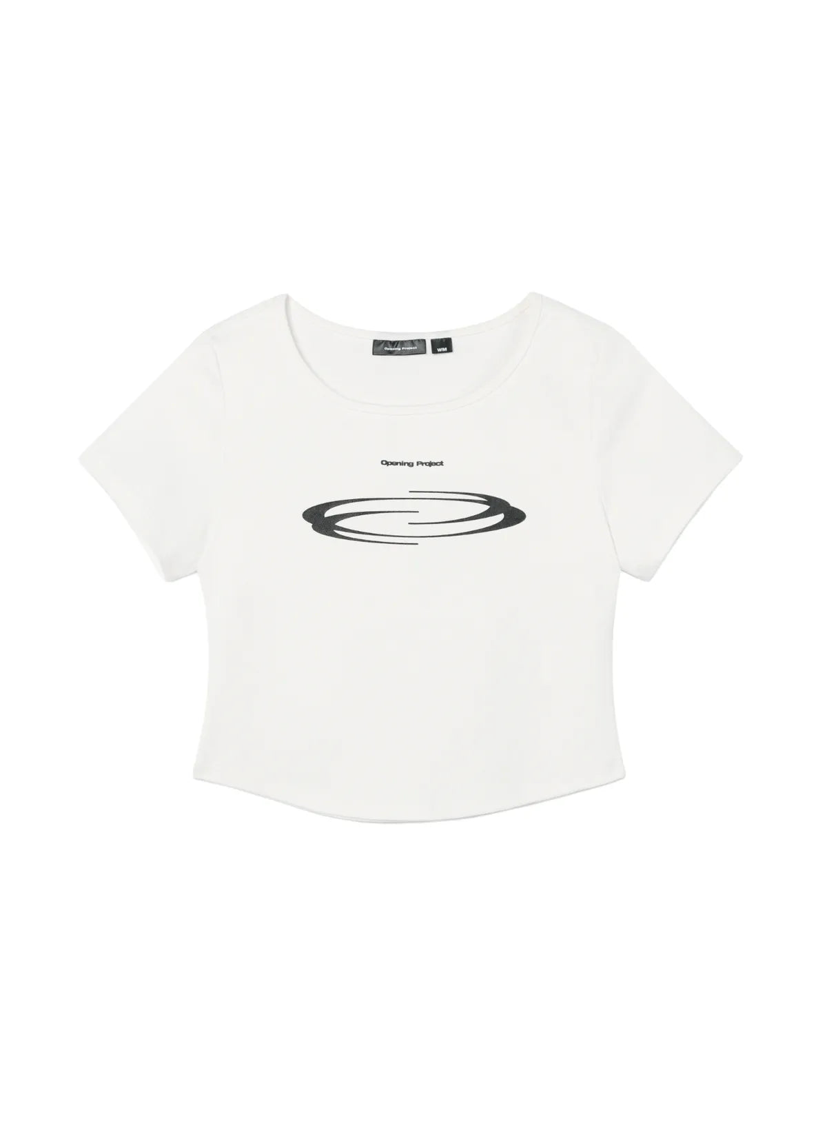 [Ive Rei Pick] Opening Project W Squareneck Cropped Symbol T Shirt