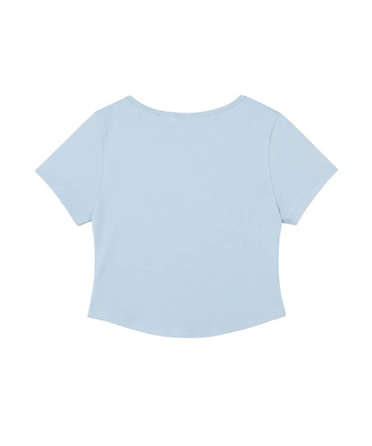 [Ive Rei Pick] Opening Project W Squareneck Cropped Symbol T Shirt