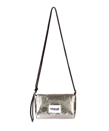 Macni - Glossy String Bag, Leopard Pouch & Mini Rabbit Keyring Set