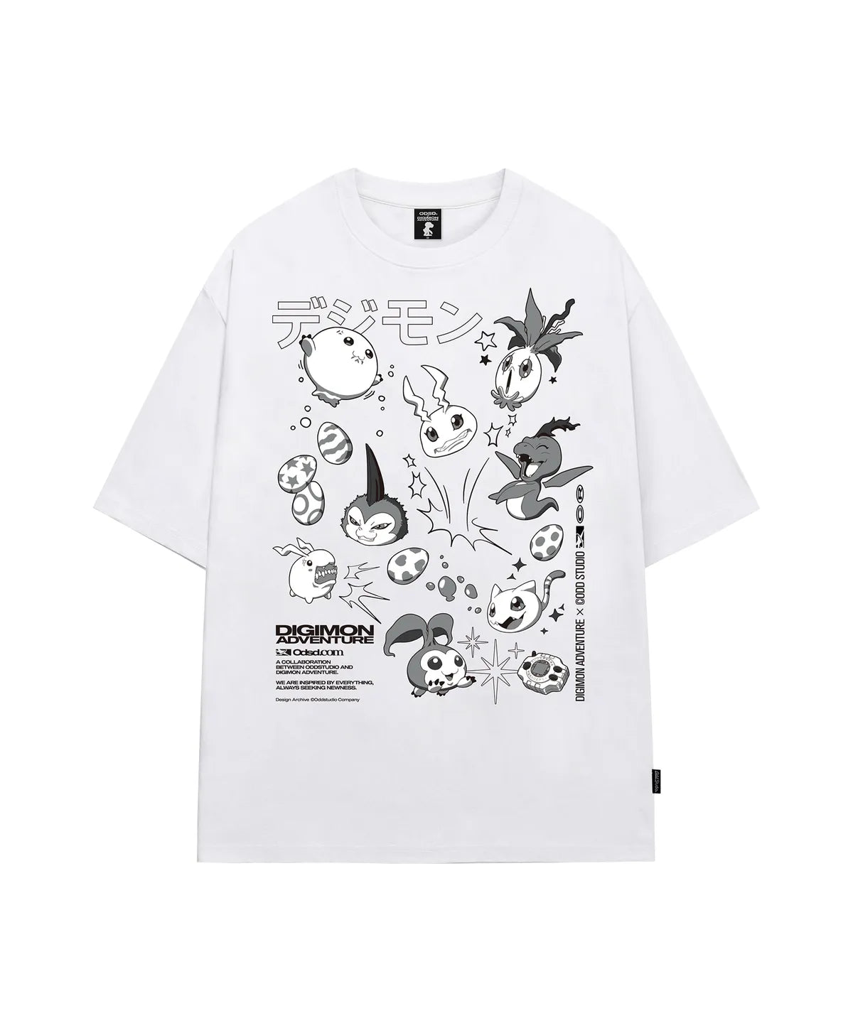[Digimon X Odd Studio] In-Training II Stage Digimon Overfit T-shirt