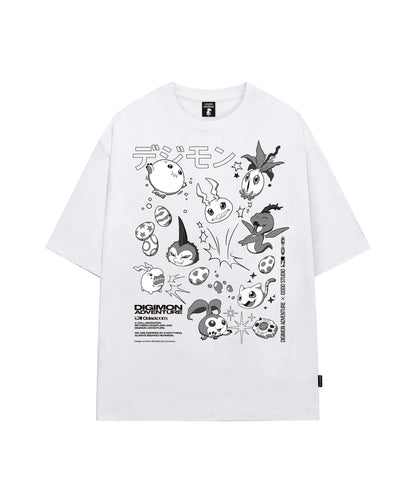 [Digimon X Odd Studio] In-Training II Stage Digimon Overfit T-shirt